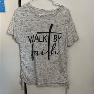 Gray Walk By Faith Women's Top